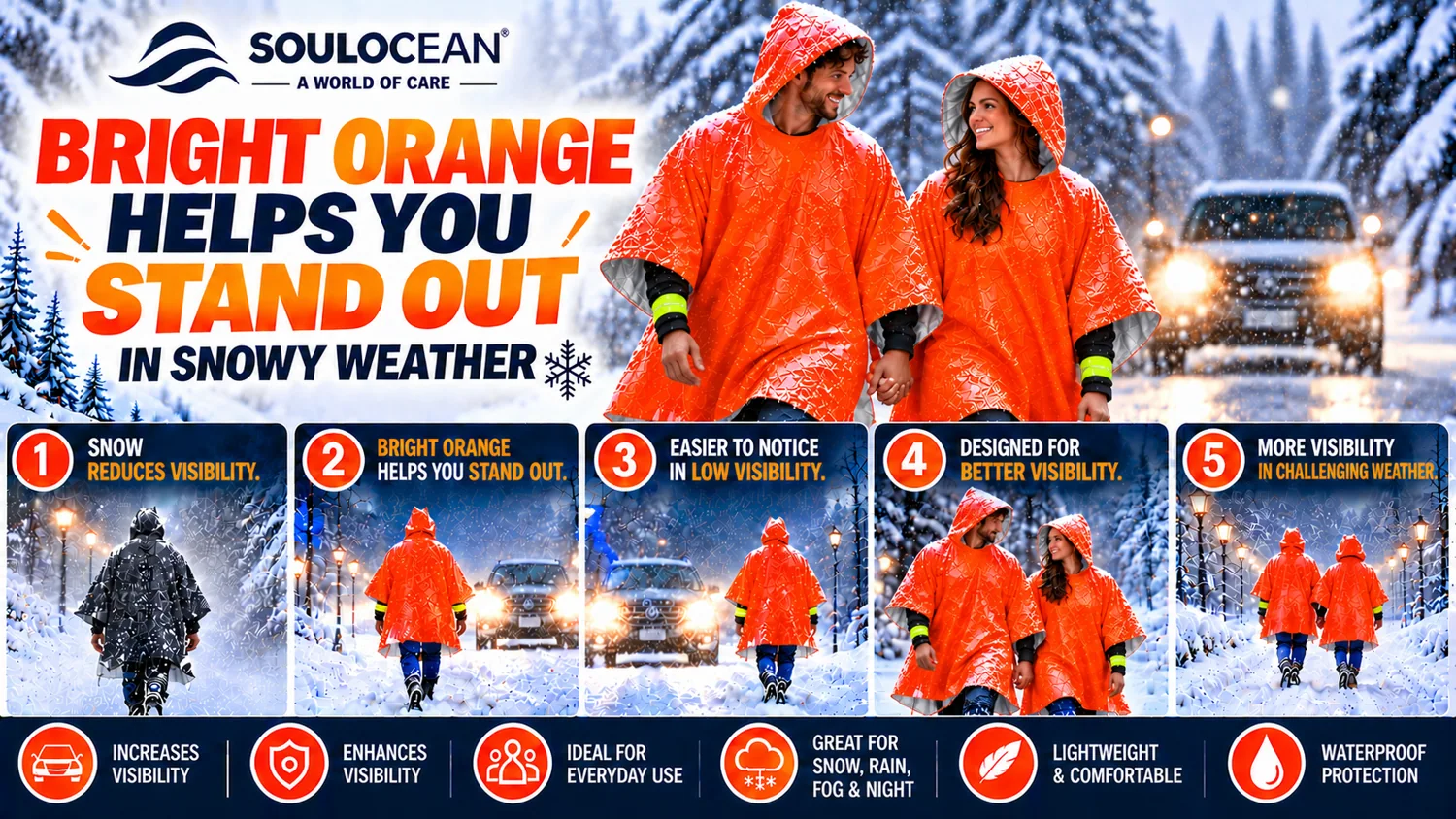Emergency Rain Poncho Kit image 3