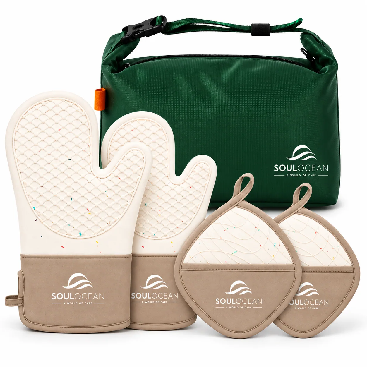 5-Piece Oven Mitts & Pot Holders image 1