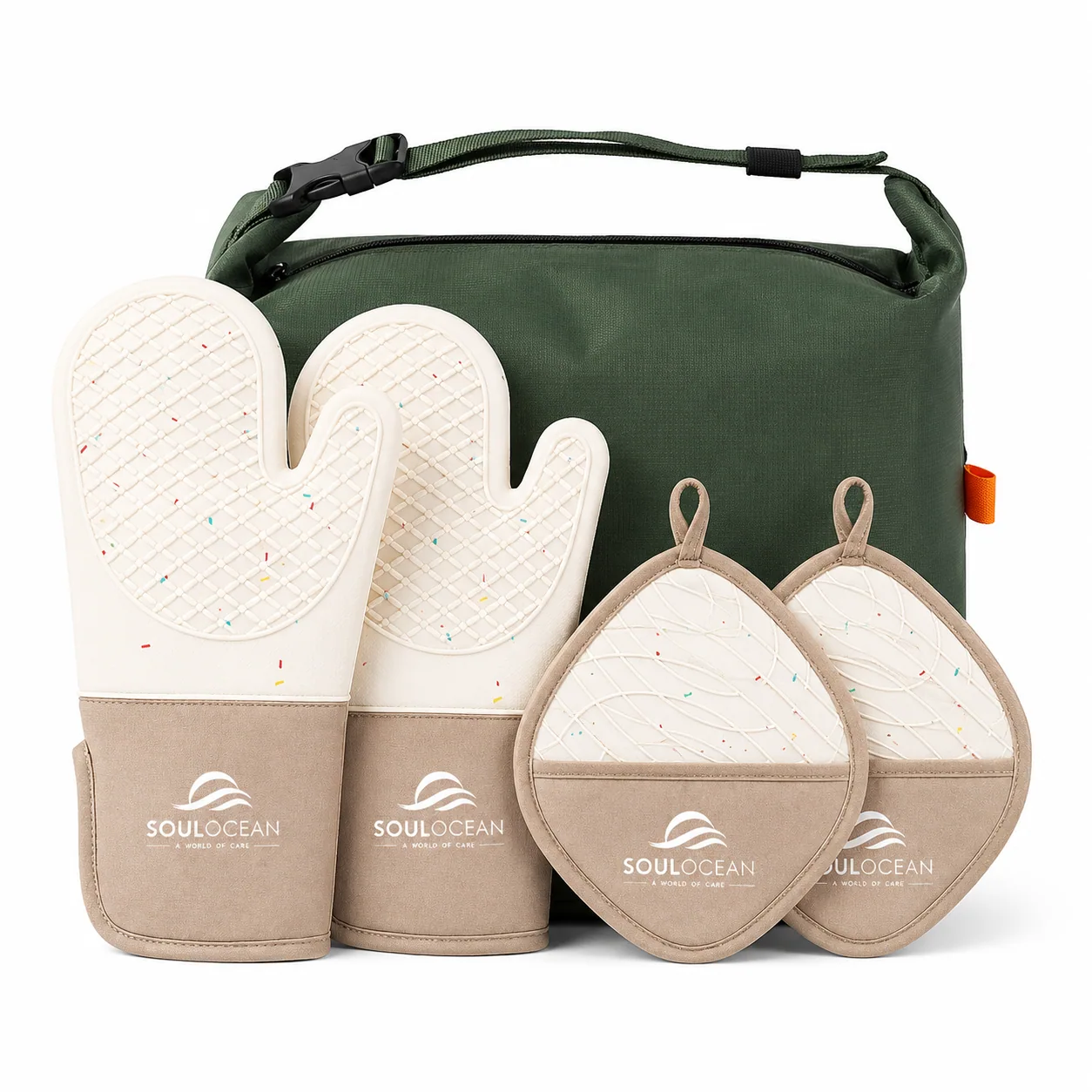 5-Piece Oven Mitts & Pot Holders image 4